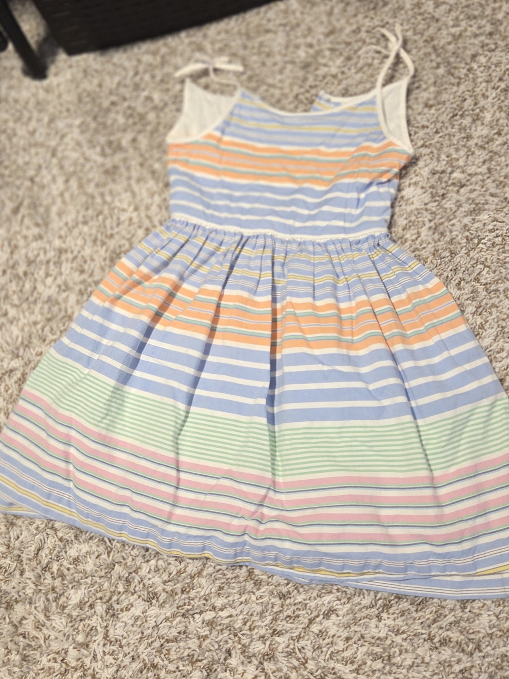 Polo by Ralph Lauren Blue and Pastel Stripe Sundress